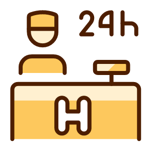 Reception Hotel 24/7 icon