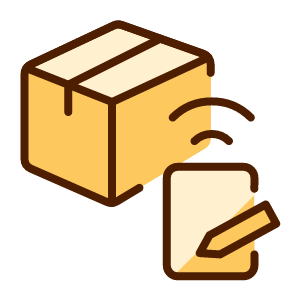 Shipment Sign Smartphone icon