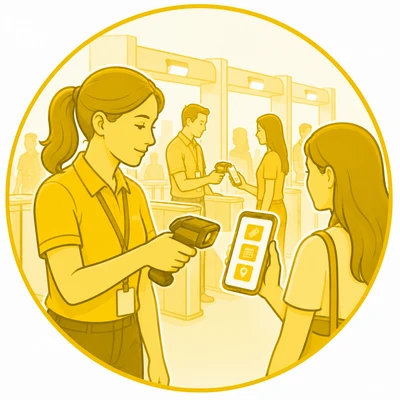 Dedicated Event Apps and Scanning Icon