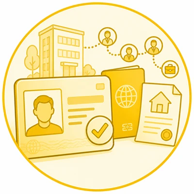 Verified Identity and Work History Icon